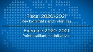 Exercice 2020-2021 : points saillants et initiatives