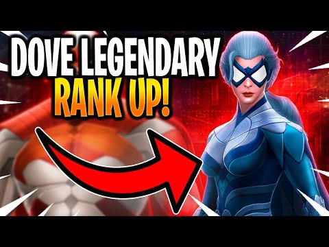 *NEW* DOVE LEGENDARY RANK UP & GAMEPLAY! - DC Legends