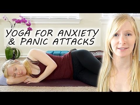 Beginners Yoga for Anxiety & Panic Attacks, Deep Relaxation, Sleep, Stress Relief, ASMR Video