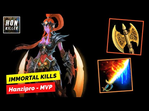 HoN The Dark Lady RUNED CLEAVER with DAWNBRINGER - MVP