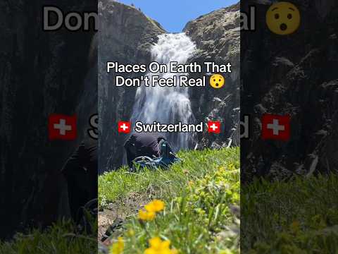 Places On Earth That Don't Feel Real: Switzerland Edition #shorts #shortsvideo #travel #switzerland
