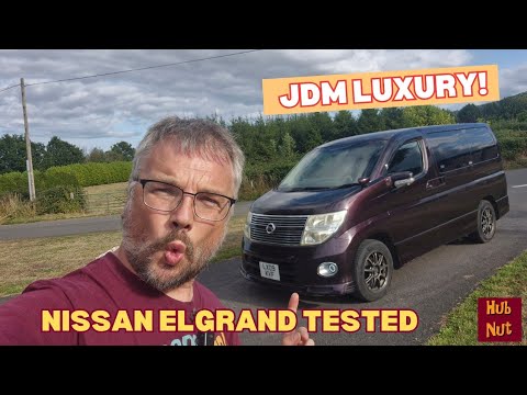 V6 luxury MPV JDM-style! Nissan Elgrand Highway Star (E51) tested!