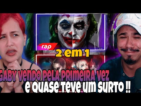 REACT 2 em 1 RAP DOS CORINGAS | 7MINUTOZ | GABY NÃO CONSEGUIU OLHAR PRO SORRISO DELES!!