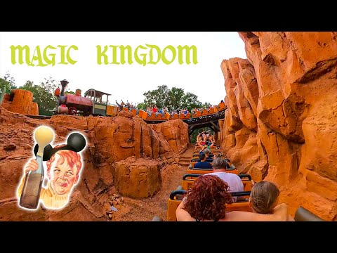 Big Thunder Mountain Railroad at Magic Kingdom - Back Row POV