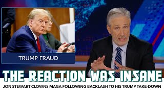 Jon Stewart Clowns MAGA Following Backlash To His Trump Take-Down