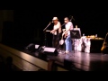 Folklorist David Holt and partner Josh Goforth,