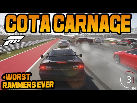 Forza 6 COTA. CAMARO. CARNAGE. (Online Gameplay)