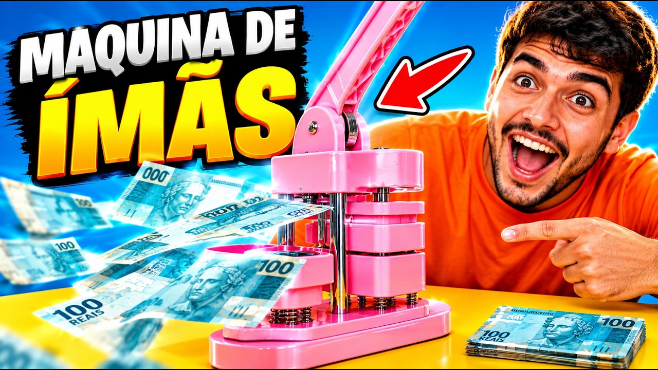 Como Fazer Renda com Máquina de Ímãs de Geladeira | Vale a pena ou é Lixo?
