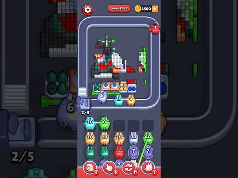 Pixel Flow Level 2822 Walkthrough