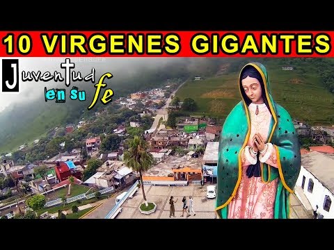Top 10 Imágenes de la Virgen de Guadalupe más grandes del mundo 🌹 curiosidades de la Guadalupana 😇