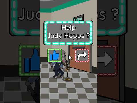 Zootopia 2 Music Challenge - Help Judy Hopps Open the Toilet door!!! #shorts
