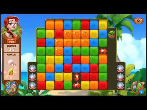 Lost Island Blast Adventure Level 720 - NO BOOSTERS 🏝️ | SKILLGAMING ✔️