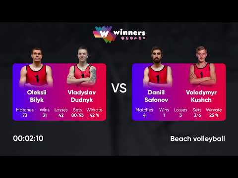 05:10 D. Kliuiev / R. Prytuliak - A. Lylo / D. Kharchenko 04.12.2022 | Winners Beach Volleyball