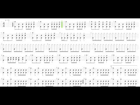 Battle of the Holy + Castlevania + Drum only + Drum tab