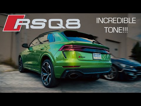 BETTER THAN A URUS?! Audi RSQ8 With Full Exhaust + Free Flow Downpipes
