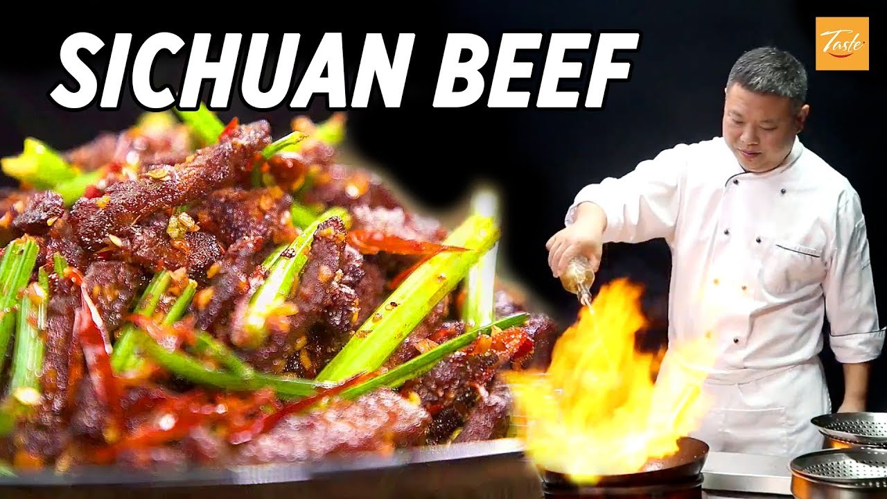 Mouthwatering spicy beef, dry-fried • Sichuan Recipe • Taste Show