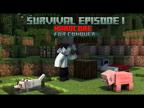 ultimate hardcore minecraft adventure: Exploring New World with Funny moments! Part 1 #minecraft