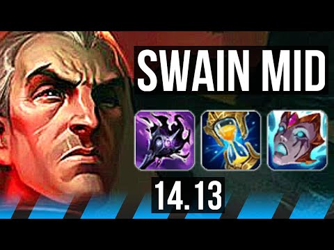 SWAIN vs QUINN (MID) | 5/1/15, 500+ games | EUW Master | 14.13