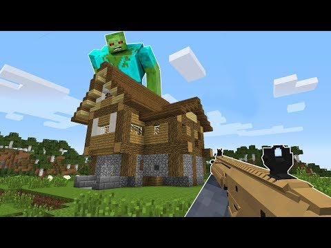 NOOB'UN SEVGİLİSİNİN EVİNE MUTANT ZOMBİ SALDIRDI! - Minecraft