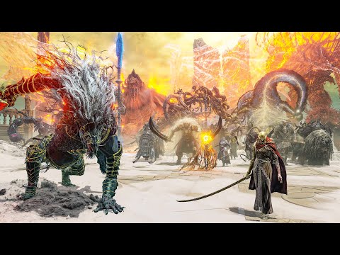 Can Maliketh and Malenia Survive 30 Bosses Gauntlet? - Elden Ring Shadow Of The Erdtree DLC