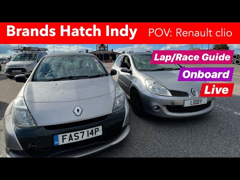 POV: Avoiding a crash with a Porsche, Renault Clio Brands Hatch Indy Tutorial