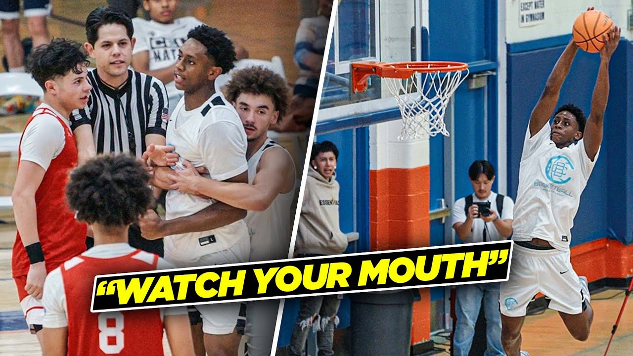 They Talked CRAZY To #2 Ranked PG Brandon McCoy Jr. & He SNAPPED! | Sierra Canyon Vs ABC Prep