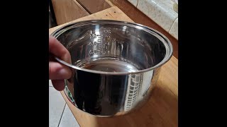 Replacement Inner food grade 304 Stainless Steel Cooking Pot for Zojirushi NS-WPC 10 Rice Cooker