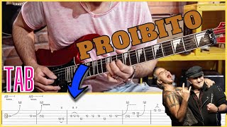 Proibito - Litfiba &quot;Tutorial&quot; con TAB | Lezione Chitarra