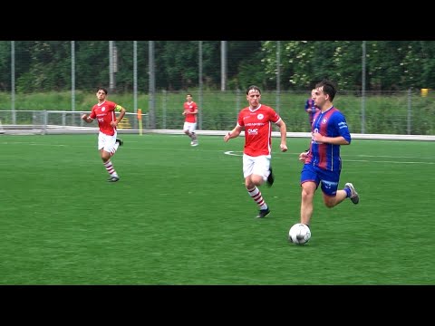 Tweede helft kampioenswedstrijd vv DOVO JO19-1 - FC Abcoude JO19-2.