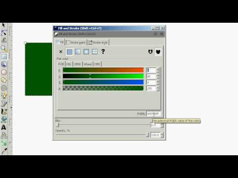 Inkscape: "FILL AND STROKE" Tutorial #7