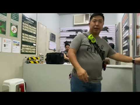 Campo de tiro na cidade de Cebu. Do outro lado da SM City Cebu