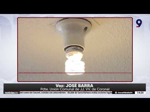 Vecinos de Coronel evalúan acciones por cortes de luz
