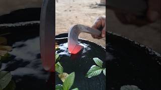 Download lagu proses sepuh pisau sadap #traditionalcrafts #blacksmith mp3