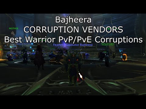 CORRUPTION VENDORS: Best Arms / Fury Warrior Corruptions (PvP & PvE) - WoW BFA 8.3 Guide