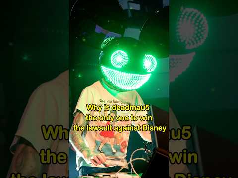 Why is deadmau5 the only one to win the lawsuit against disney-1#shorts#celebrity#deadmau5