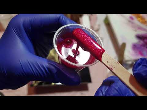 Fluid Art_Resin Art_New Diamond Galaxy Colors_Colourarte_#Paintitforward2019