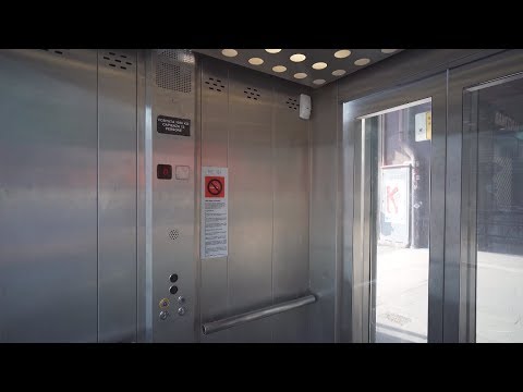 Italy, Milan, Cadorna FN Triennale Metro Station, 2X elevator