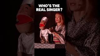 Who is the real singer?  #ventriloquist #puppet #hallelujah
