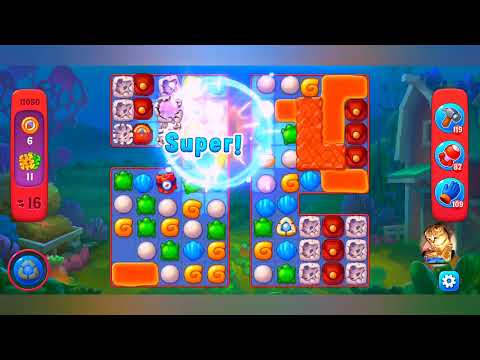 фишдом 2023  #  11080 уровень - прохождение без бустеров # Fishdom,   11080  level - no Boosters.