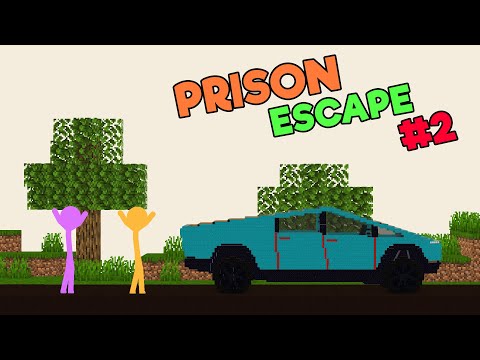 Stickman in Minecraft: PRISON ESCAPE #2 - AVM Shorts Animation