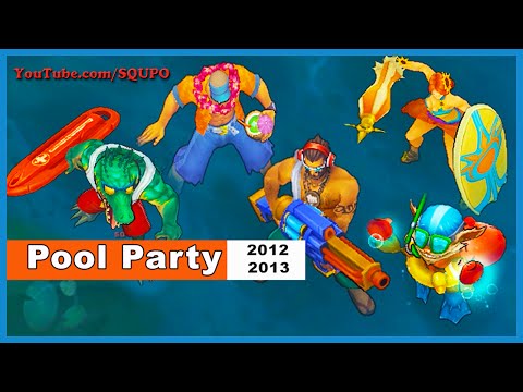 All Pool Party Skins 2012-2013 (League of Legends)