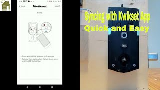Kwikset Aura - How to Sync/Program lock