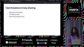 MatrixRTC - The key sharing problem