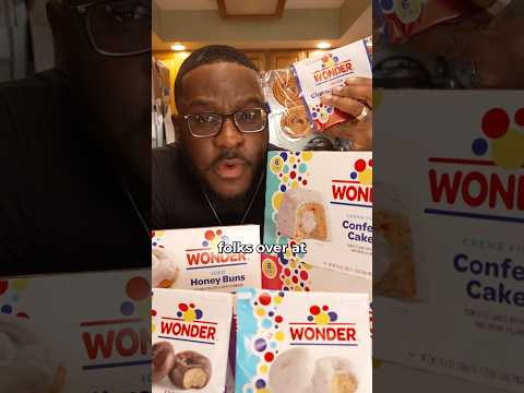 I ate her cakes and they were… meh. 🤷🏿‍♂️ Wonder Bread Snaxk Cakes HONEST #foodreview #shorts