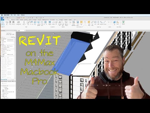 Revit on an M4Max MacBook Pro!