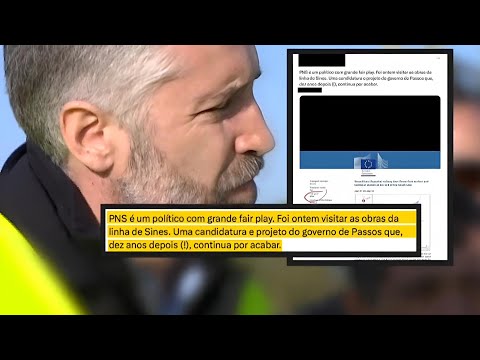 Ferrovia Sines-Elvas: Pedro Nuno Santos visitou obra de projeto lançado por Passos Coelho?