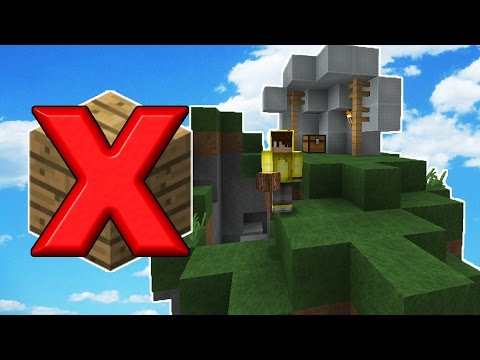 NO BLOCK CHALLENGE! BLOKSUZ OYNADIM! - Minecraft SKYWARS