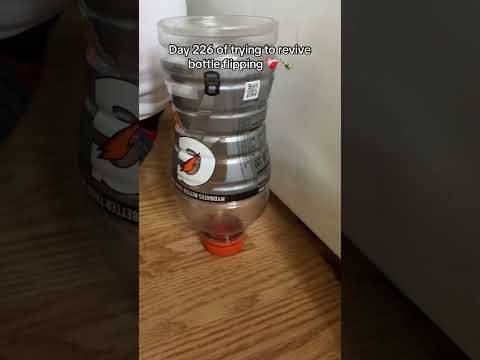Off the wall 🍾 day 226 #bottleflip #trickshots #trend #2016 #shorts #viral #gatorade