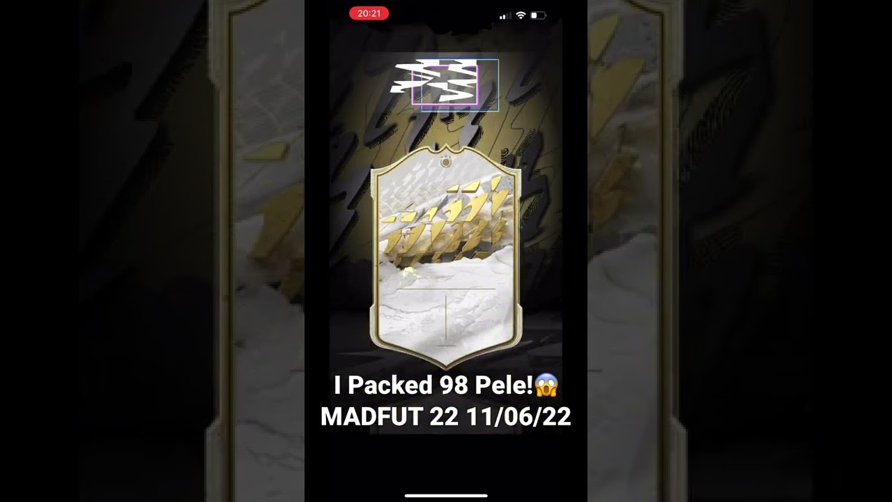 I Packed 98 Pele!😱 MADFUT 22 11/06/22 #madfut22 #primeicon #icon #madfut #pele