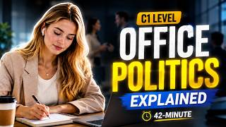 (42-Minute) C1 Level Office Politics Explained || Advanced English Listening